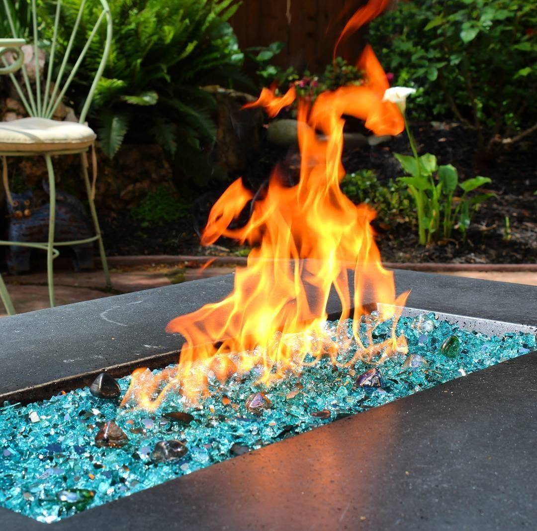 1/2" Azuria Reflective Fire Glass
