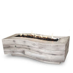Load image into Gallery viewer, Big Sur Wood Grain Fire Pit Table - Outdoor Fire and Patio