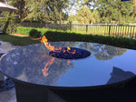 Load image into Gallery viewer, 1/4&quot; Black Fire Glass