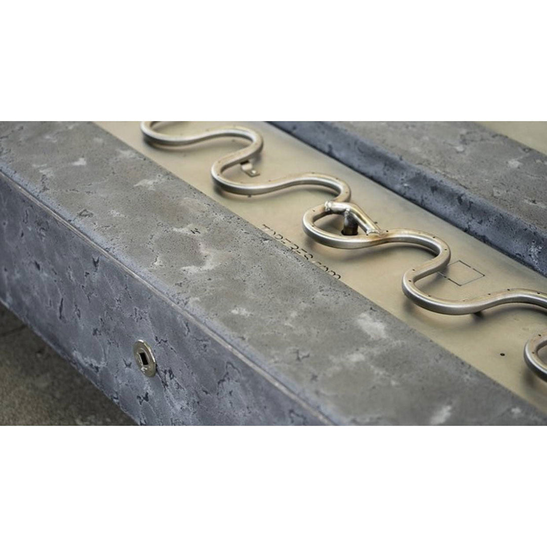 Cabo Linear Fire Pit Table - Outdoor Fire and Patio