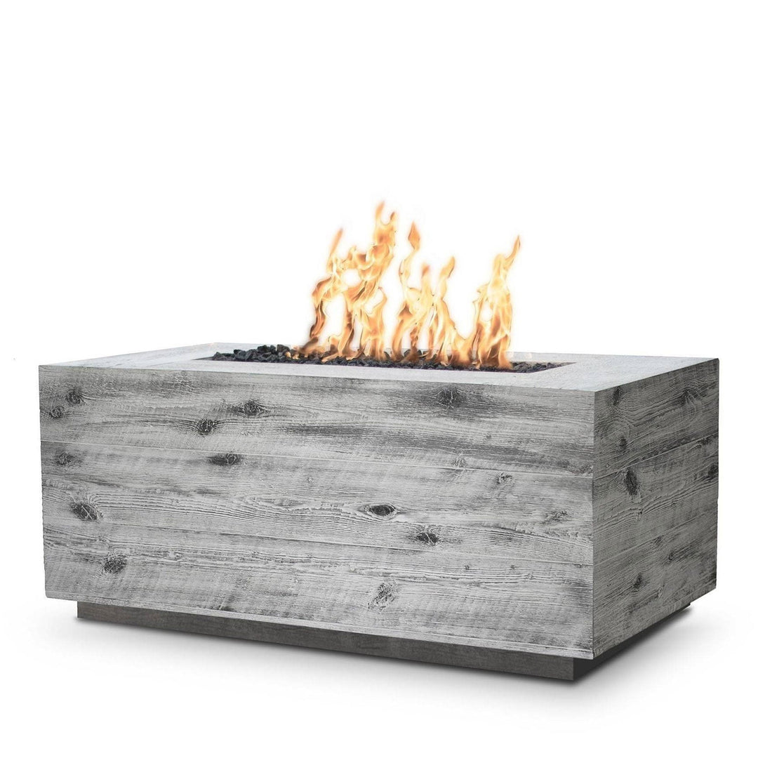 Catalina Wood Grain Fire Pit Table Large Size