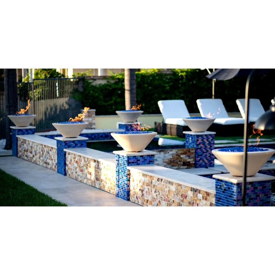 Cazo Concrete Fire Bowl - Outdoor Fire and Patio