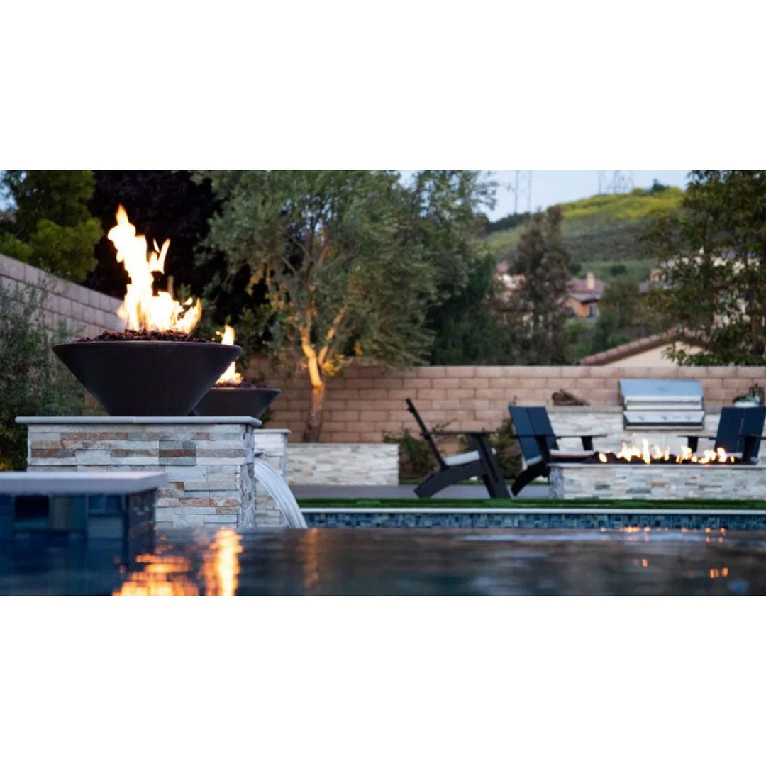 Cazo Concrete Fire Bowl - Outdoor Fire and Patio