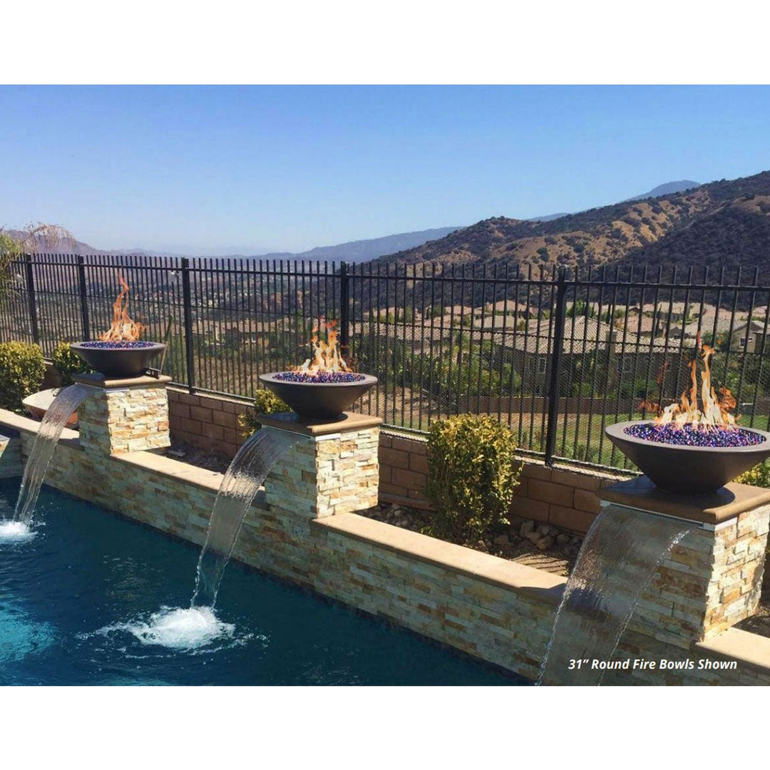 Cazo Concrete Fire Bowl - Outdoor Fire and Patio