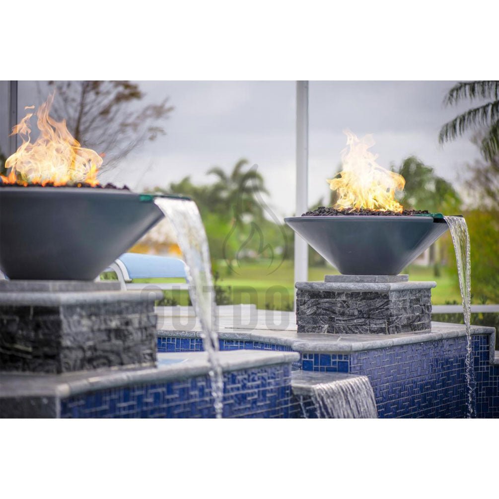 Cazo Fire and Water Bowl - Outdoor Fire and Patio