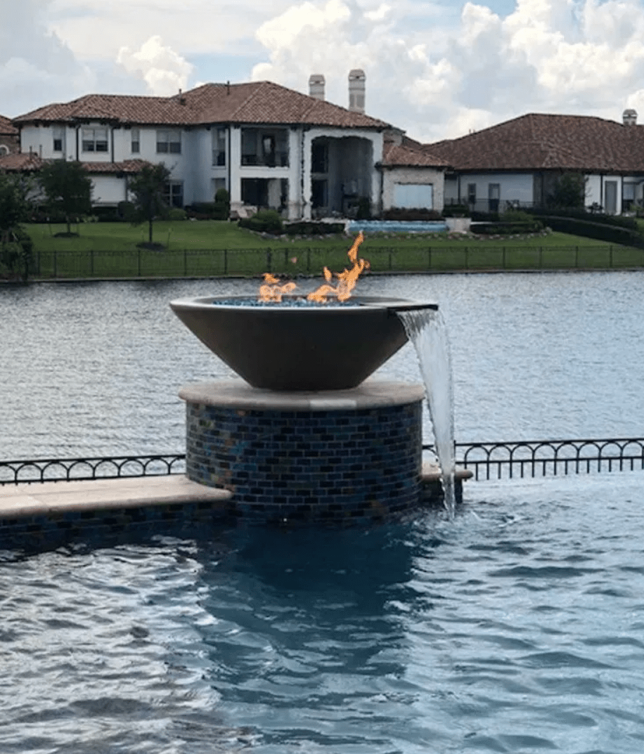 Cazo Fire and Water Bowl - Outdoor Fire and Patio