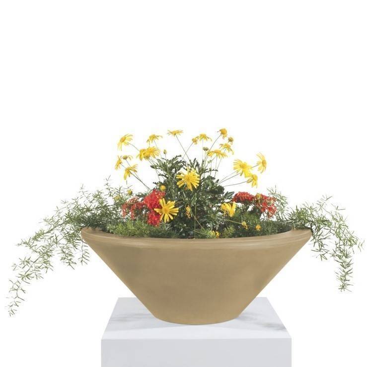 Cazo Planter Bowl | Modern Indoor & Outdoor Planter - Outdoor Fire and Patio