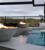 Load image into Gallery viewer, Classic Concrete Fire Bowl Round - Outdoor Fire and Patio