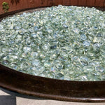 Load image into Gallery viewer, Clear Ice Fire Glass Beads - Outdoor Fire and Patio