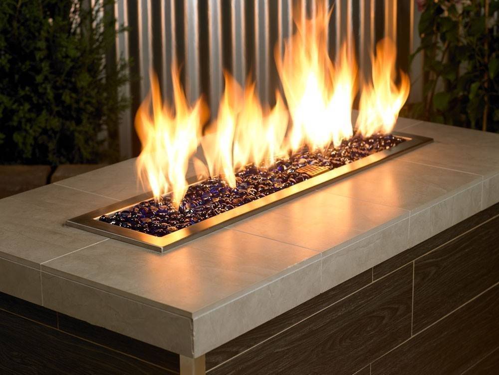 Cobalt Blue Fire Glass Beads - Outdoor Fire and Patio