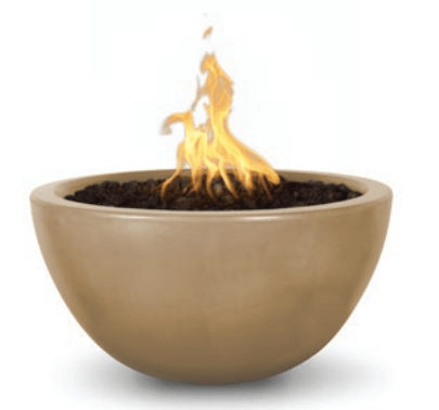 Concrete Fire Bowl | Luna - Outdoor Fire and Patio