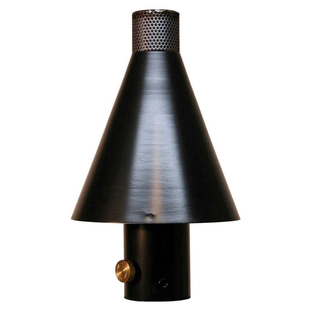 Gas Tiki Torch Manual Light Black Cone