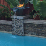 Load image into Gallery viewer, Copper Pool Fire Bowl | Side Spillway | Starting at - Outdoor Fire and Patio