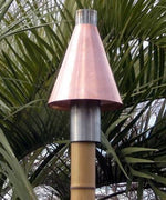 Load image into Gallery viewer, Gas Tiki Torch Manual Light Copper Cone