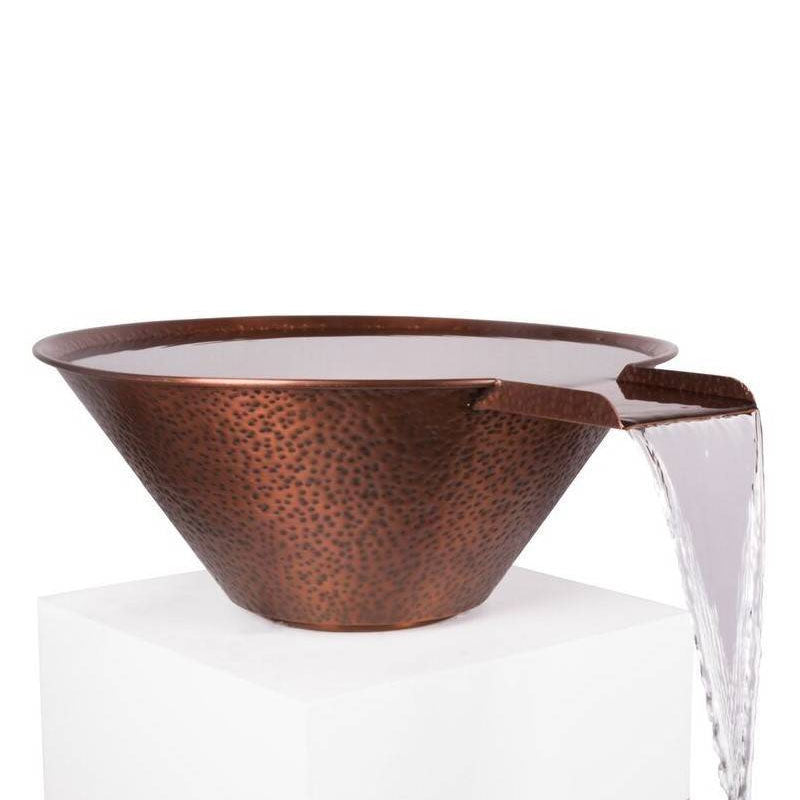 24" Copper Pool Water Bowl