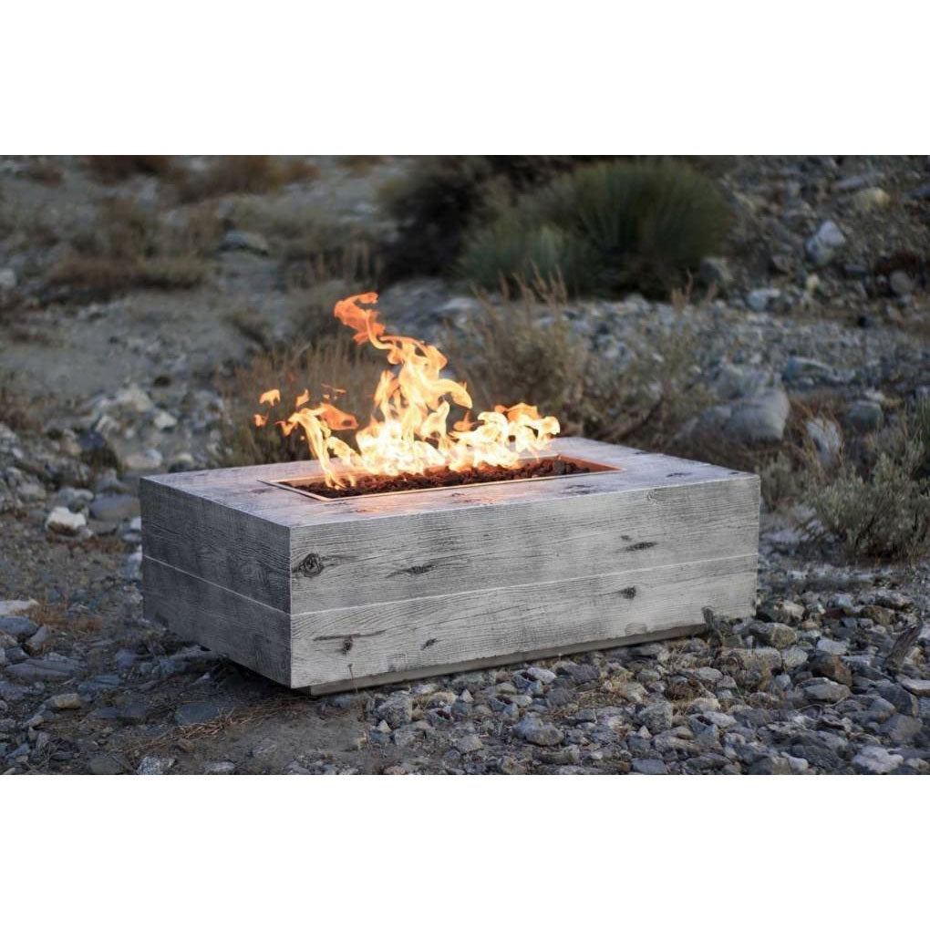 Coronado Wood Grain Fire Pit Table