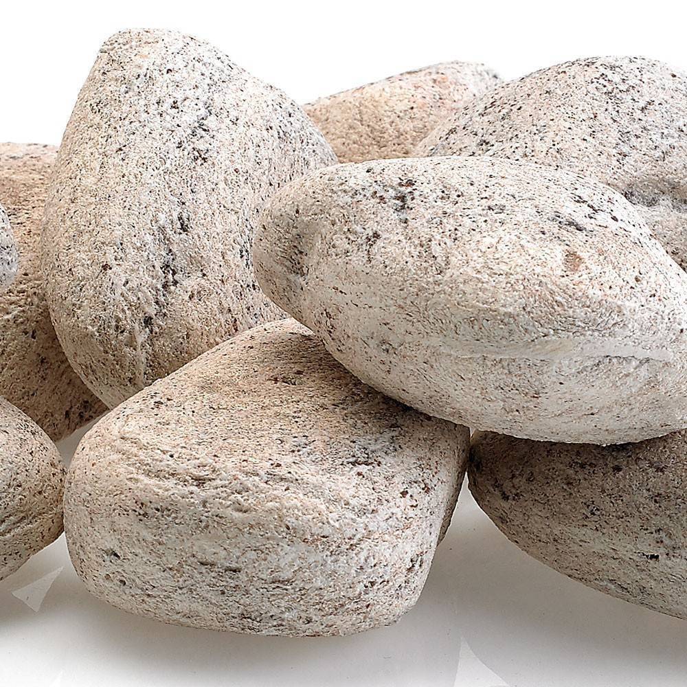 Cottage White Lite Stones Set - 15 Stone Set - Outdoor Fire and Patio