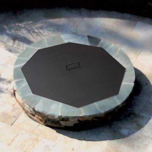 Octagon Fire Pit Cover Snuffer