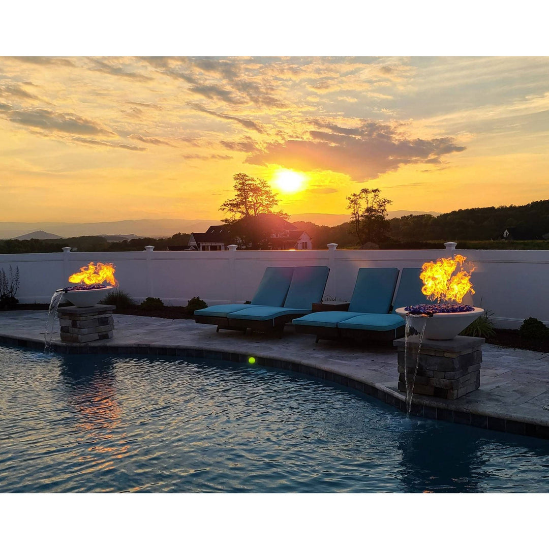 Essex Pool Fire Bowl - Outdoor Fire and Patio