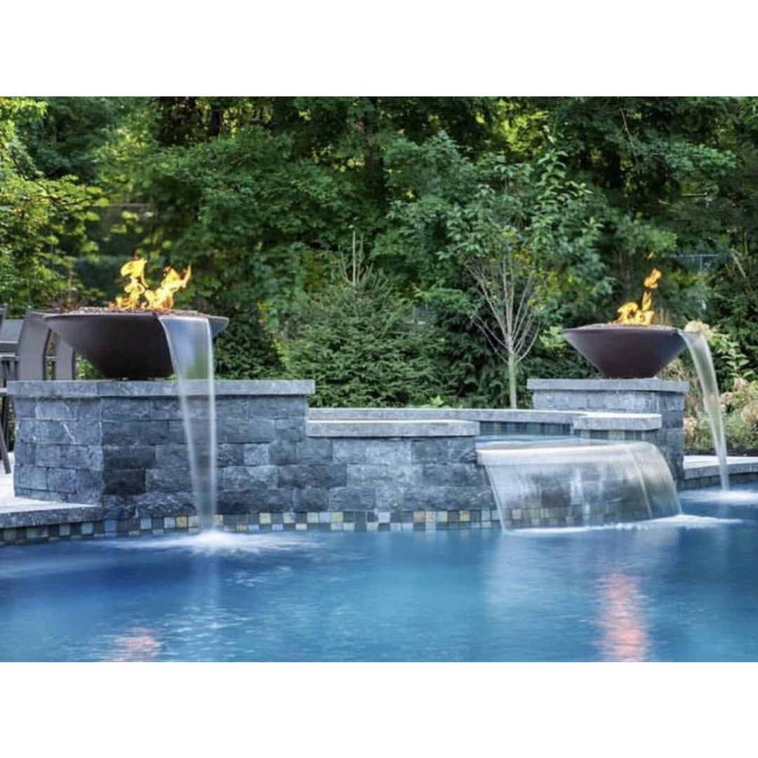 Essex Pool Fire Bowl - Outdoor Fire and Patio