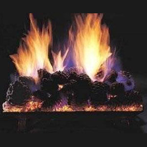 Ceramic Log Set Pine Cone 30'' - Outdoor Fire and Patio