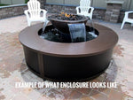 Load image into Gallery viewer, FIRE ON WATER - H2OnFire - Hammered Copper 360 - Outdoor Fire and Patio