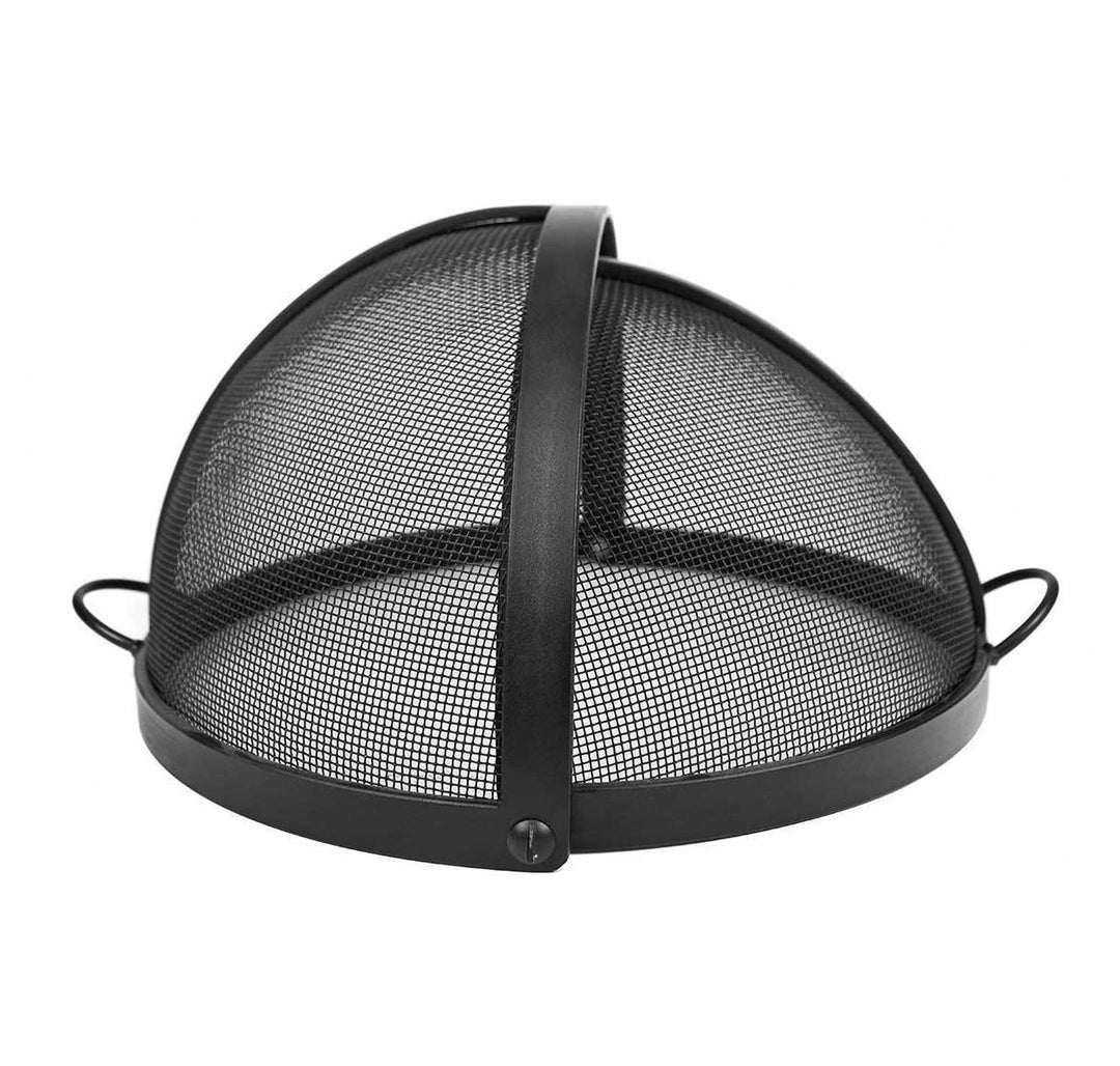 Fire Pit Screen Cover with Pivot Access - Outdoor Fire and Patio