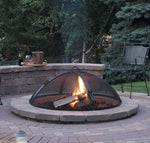 Load image into Gallery viewer, Fire Pit Screen Cover with Twin Access - Outdoor Fire and Patio