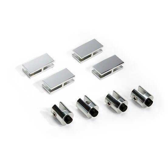 HPC Rectangle Fire Pit Glass Wind Guards - Outdoor Fire and Patio
