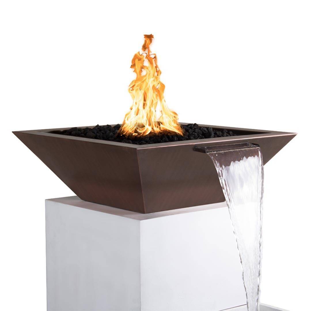 Florence Copper Pool Fire Bowl - Outdoor Fire and Patio