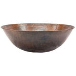 Load image into Gallery viewer, 31&quot; Pebble Tec Copper Fire Bowl Round - Hammered Copper