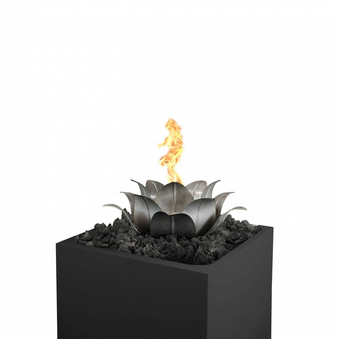 Gas Lotus Flower Ornament Burner - Stainless Steel - Outdoor Fire and Patio