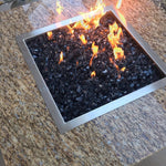Load image into Gallery viewer, 1/4&quot; Gray Reflective Fire Glass