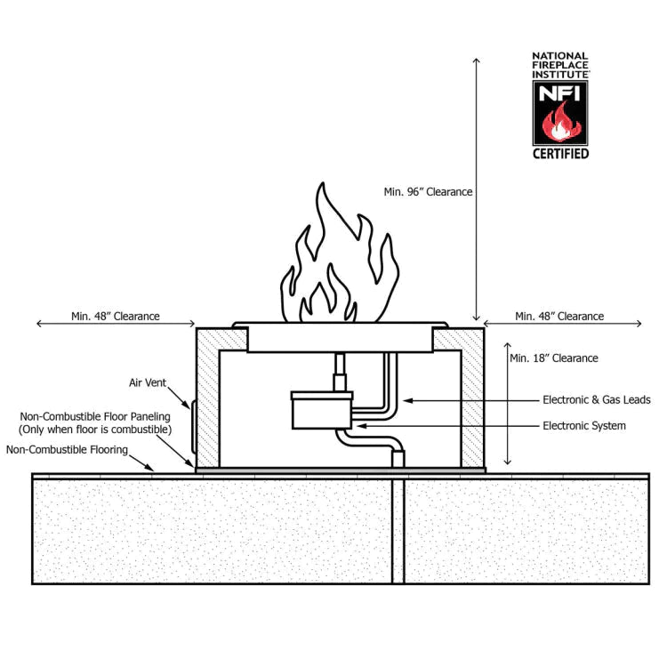 H Stainless Steel Bullet Burner - Outdoor Fire and Patio