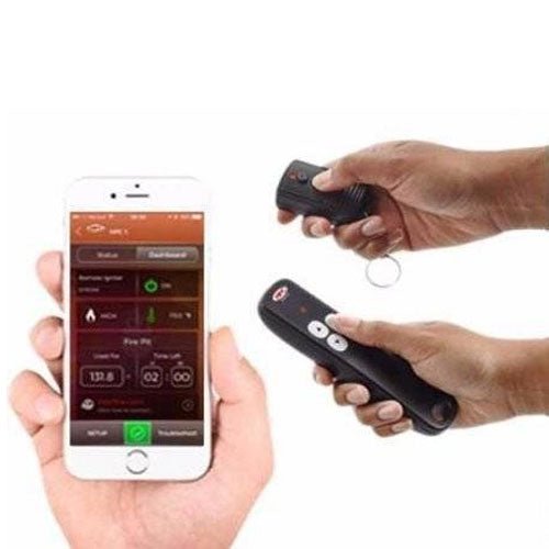 HPC 47" x 25" Phoenix Copper Fire Bowl with H - Burner - Outdoor Fire and Patio