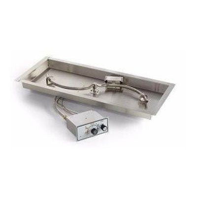 HPC 47" x 25" Phoenix Copper Fire Bowl with H - Burner - Outdoor Fire and Patio