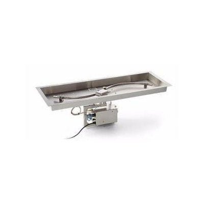 HPC 47" x 25" Phoenix Copper Fire Bowl with S - Fire Burner - Outdoor Fire and Patio