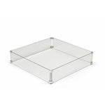 Load image into Gallery viewer, HPC Square Fire Pit Glass Wind Guards - Outdoor Fire and Patio
