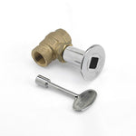 Load image into Gallery viewer, 3/4&quot; Chrome Key Valve with Key