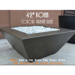 Load image into Gallery viewer, Kona Square Fire Bowl - Outdoor Fire and Patio