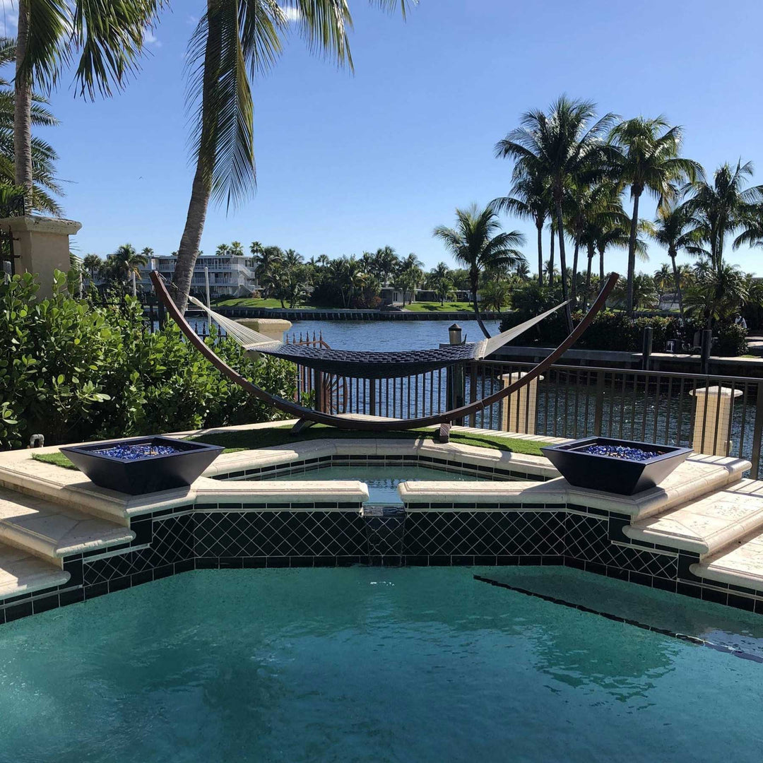 Kona Square Fire Bowl - Outdoor Fire and Patio