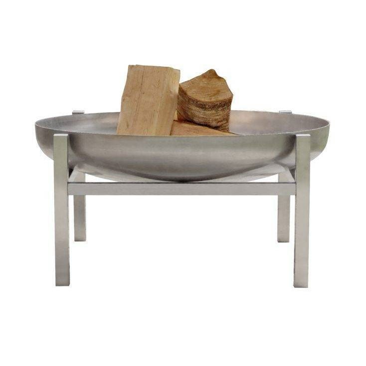 Large Wood Fire Pit Parnidis | Stainless Steel - Outdoor Fire and Patio