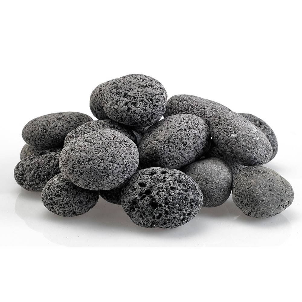 Medium Tumbled Lava Stone (1" - 2") - 10 lb. Bags - Outdoor Fire and Patio