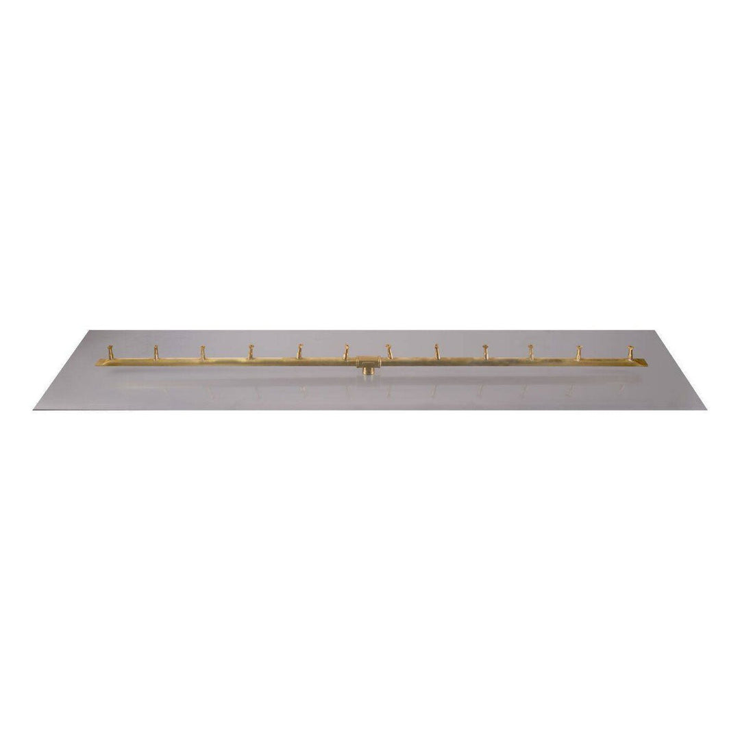 Linear Flat Pan w/ Linear Bullet Burner (30" - 84") - Outdoor Fire and Patio