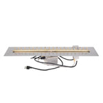 Load image into Gallery viewer, Linear Flat Pan w/ Linear Bullet Burner (30" - 84") - Outdoor Fire and Patio