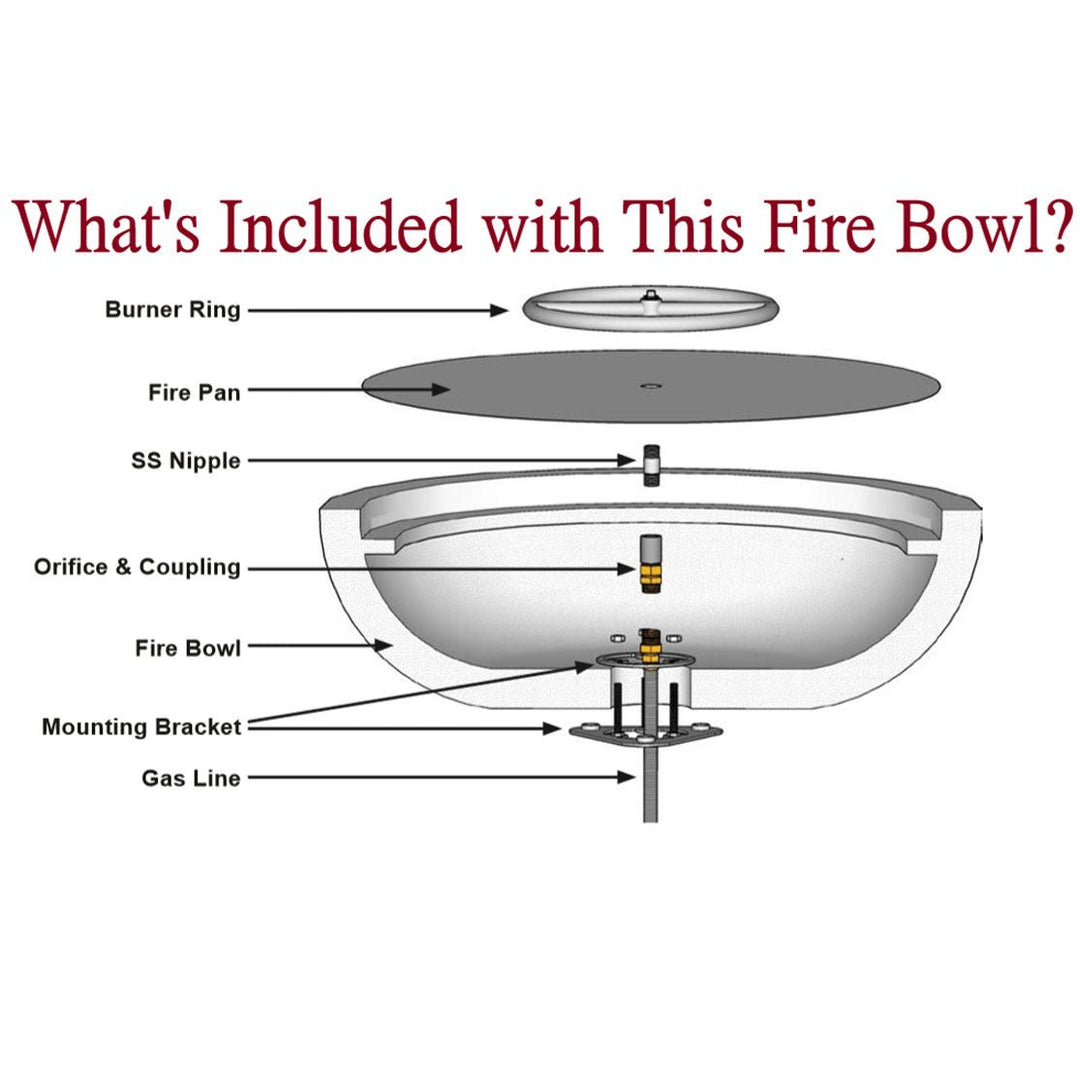 Concrete Fire Bowl | Luna
