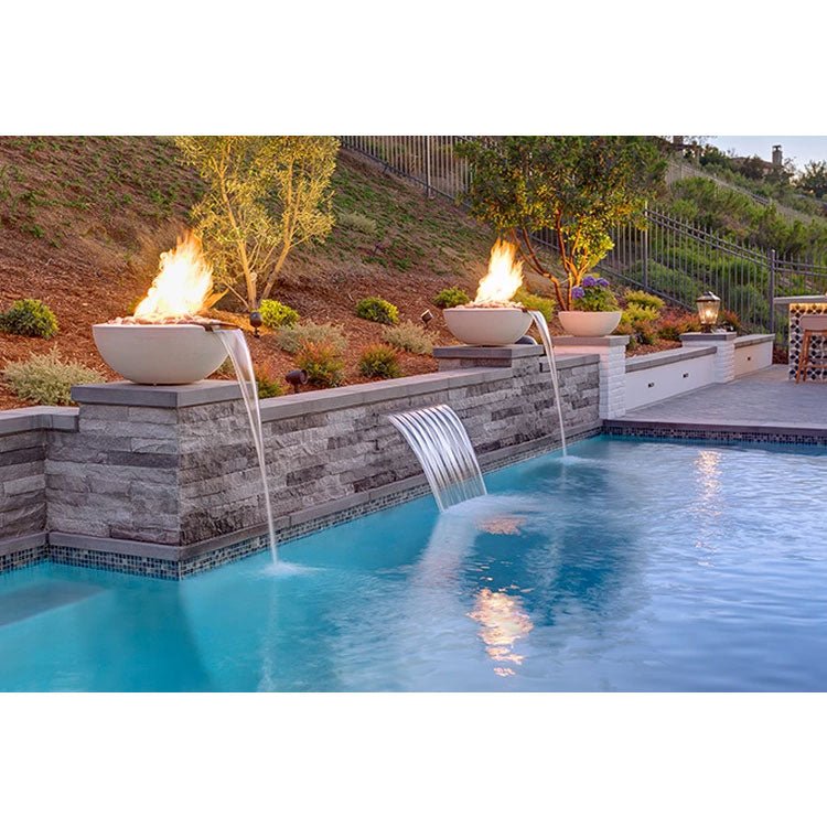 Luxe Pool Fire Bowl - Outdoor Fire and Patio