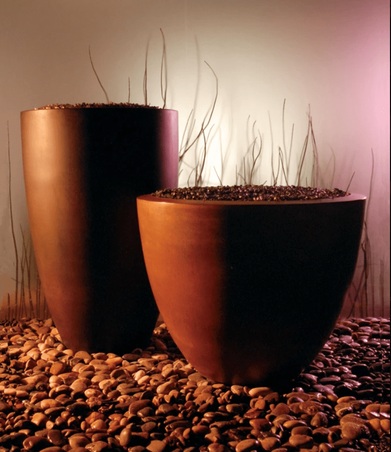 Luxe Tall Planter Bowl - Outdoor Fire and Patio