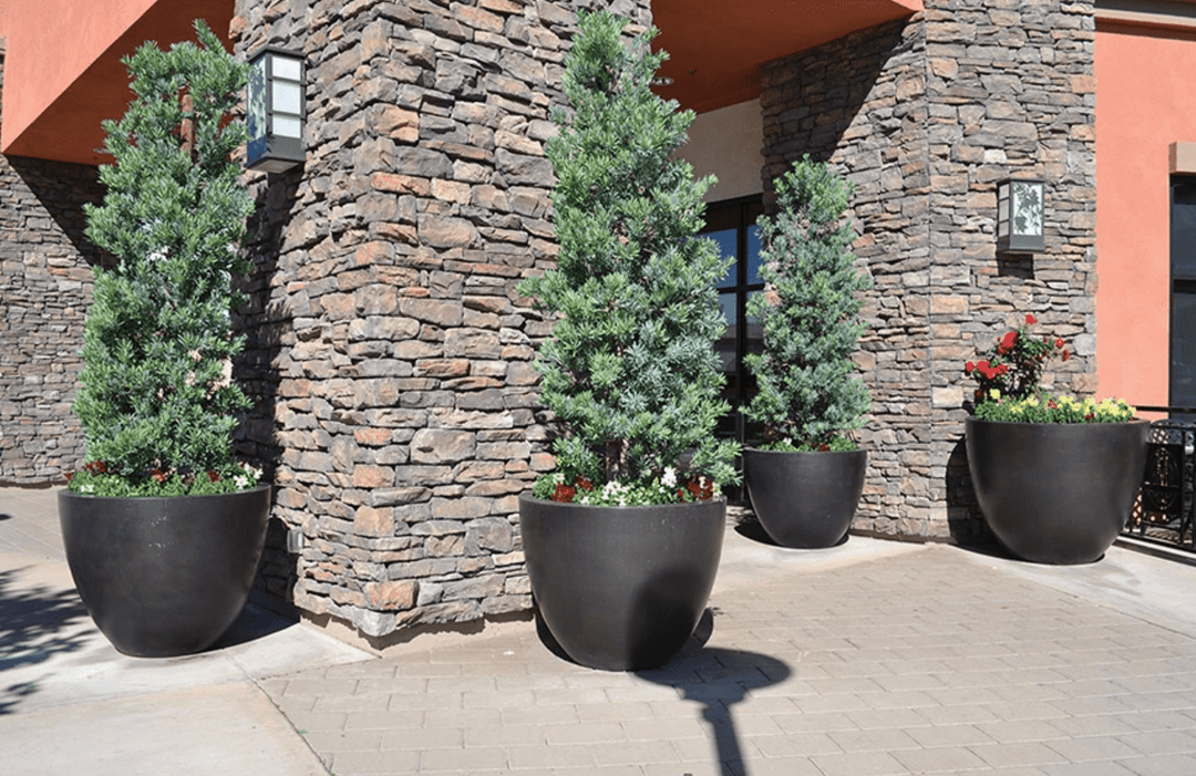 Luxe Tall Planter Bowl - Outdoor Fire and Patio