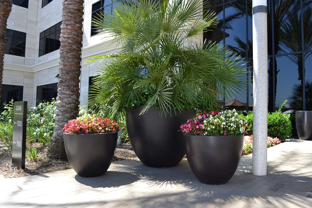 Luxe Tall Planter Bowl - Outdoor Fire and Patio